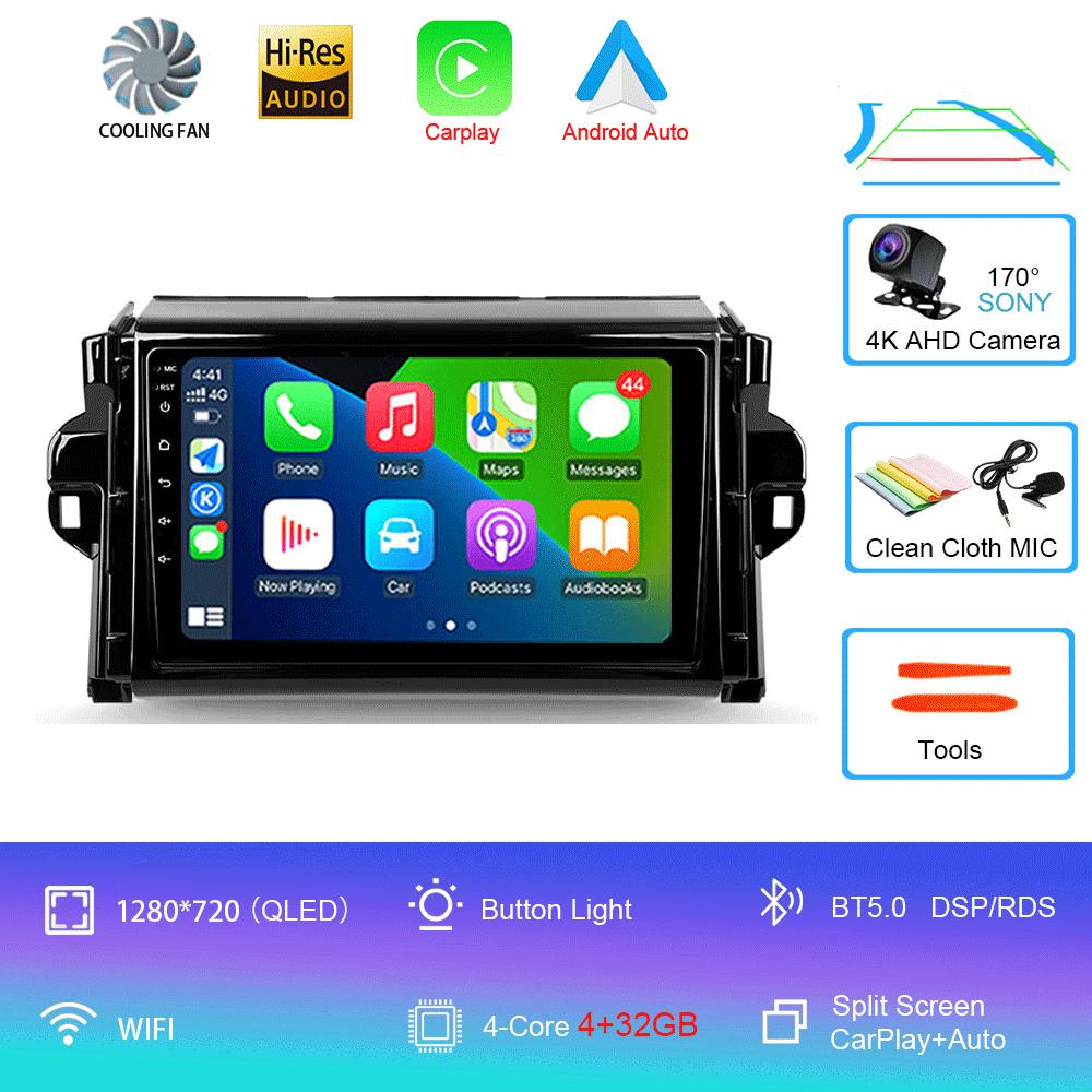 

Автомобильное радио Android 14 для Toyota Fortuner 2 2015 2016 2017 2018 2019 2020 стерео мультимедийная навигация GPS Carplay 2 din головное устройство