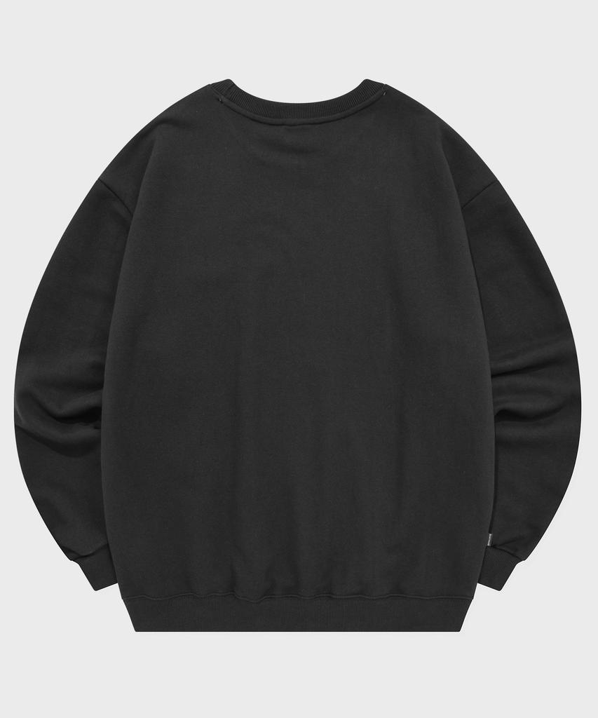 SAINTPAIN Sp Circle Logo Line Sweatshirt Black