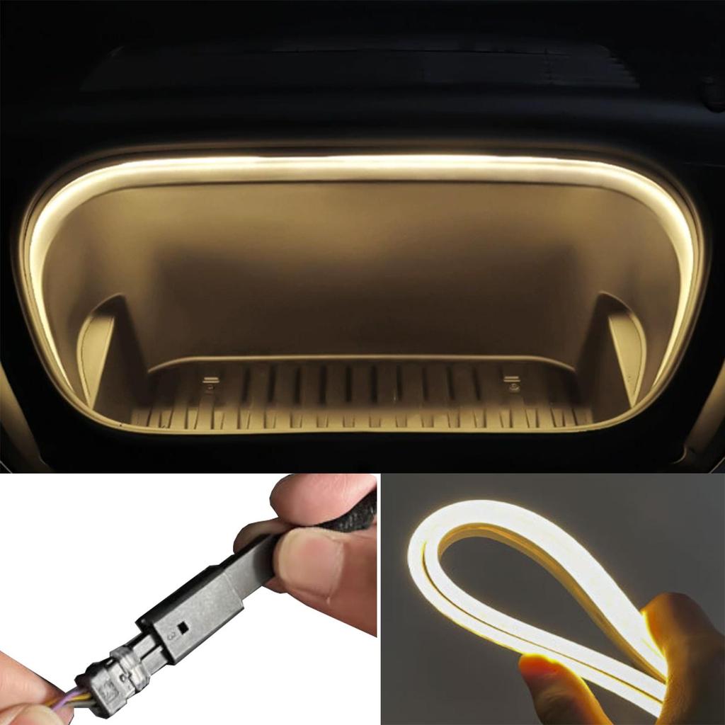 Tesla Model 3/Y/S/X Front Trunk LED Light Strip (2018-2025) - Easy Install
