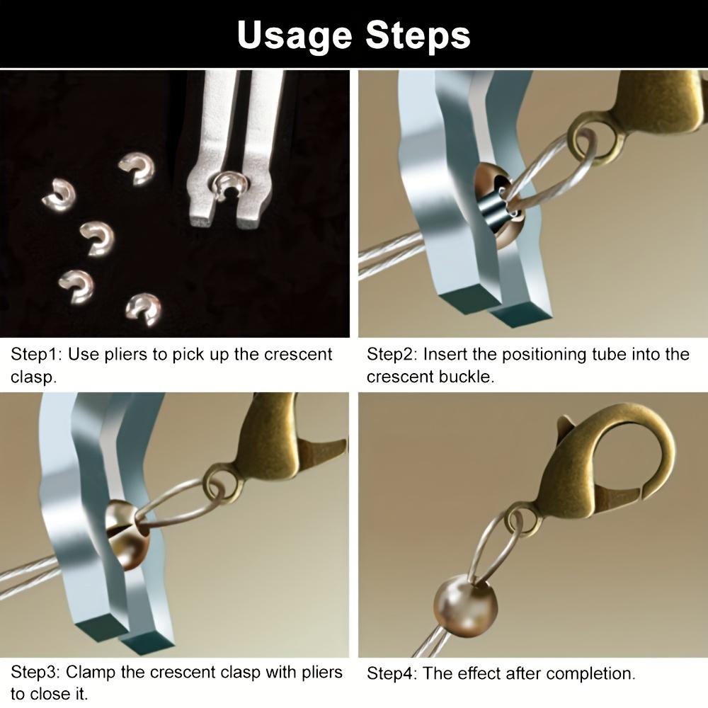 Blue Handle High Carbon Steel Round Hole Pliers - Precision Bead Positioning Ideal for DIY Crafts Jewelry Making Tools