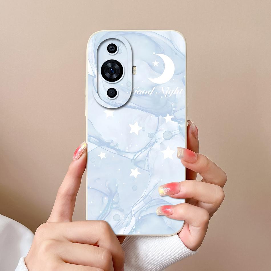 For Huawei Nova 11 Pro Phone Case Cute Design Full Protection Funda For Huawei Nova11 11Pro Soft Liquid Silicone Back Covers