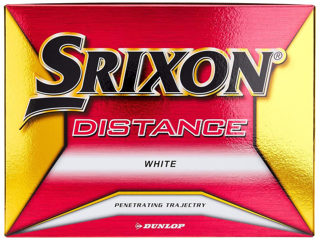 DUNLOP Golfový míček SRIXON DISTANCE 2018 Model 1 Dozen White (12 kusů)