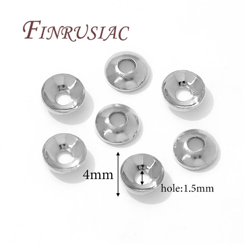 

100Pcs 4mm 5mm 18K Gold Plated Beads Caps For Jewelry Making,Spacer Beads For Bracelets Accessories,Caps For Beads 100 Pieces