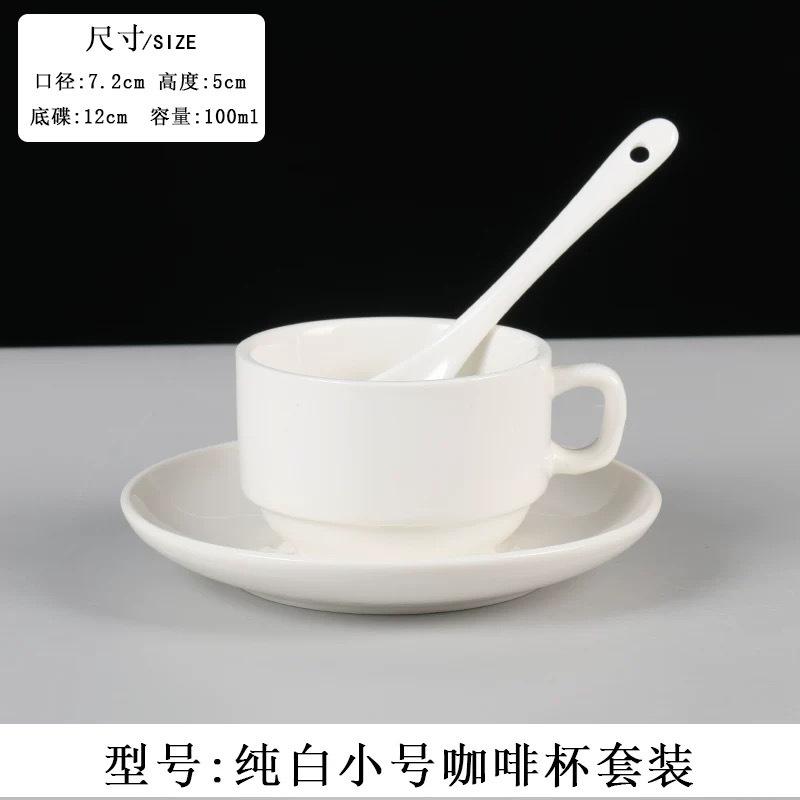Ceramic coffee cup set handpainted goldpainted English cup saucer hotel coffee milk tea cup