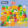 Fruits&Vegetable Model Kitchen Pretend Play Cutting Toys Children's Cooking Simulation Food Christmas Gift For Kids Toddlers