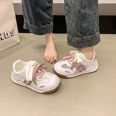 Thick-soled Heightening and Breathable Women's Summer New Mesh Casual Sports Thin Board Shoes