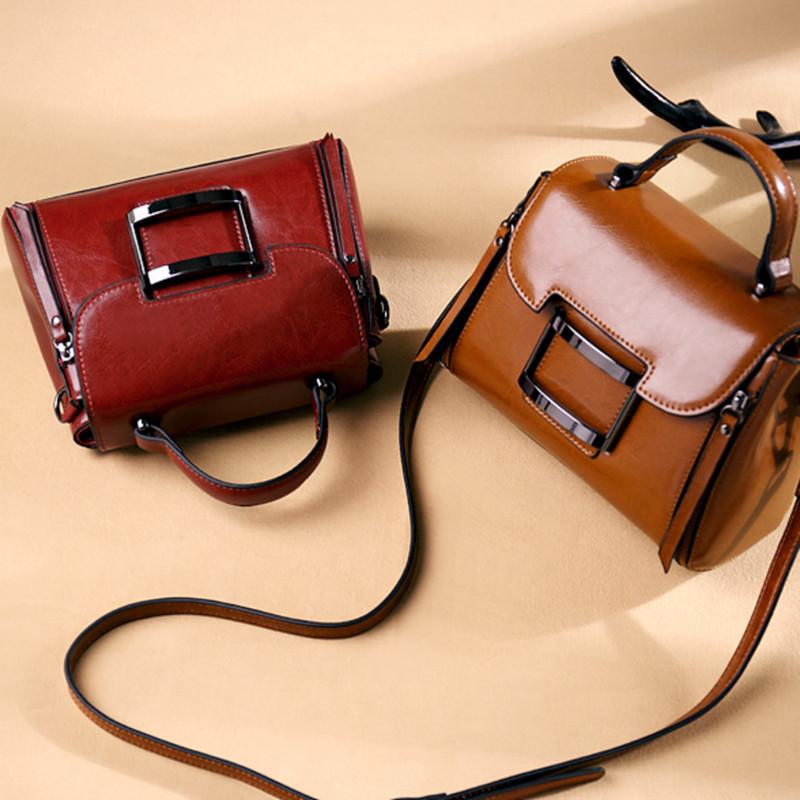 Women's Leather Handbag, One-shoulder Crossbody Bag, Women's Leather Fashion Ins Super Hot Bag, Summer Shoulder Bag