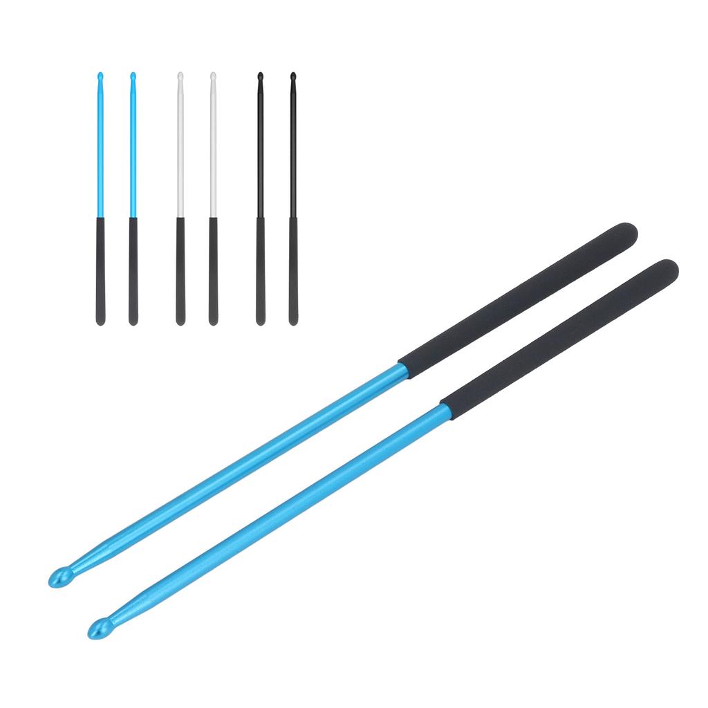 1 Paar Professionelle Drumsticks Solide Kraftverstärkung Rutschfester Griff Aluminiumlegierung 5A Drumsticks