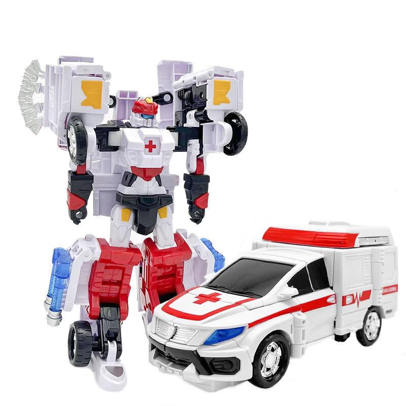 43cm High 5 IN 1 Carbot Penta Storm X Transformation Robot To Car Action Figures Transforming Car Toy for Children Gift