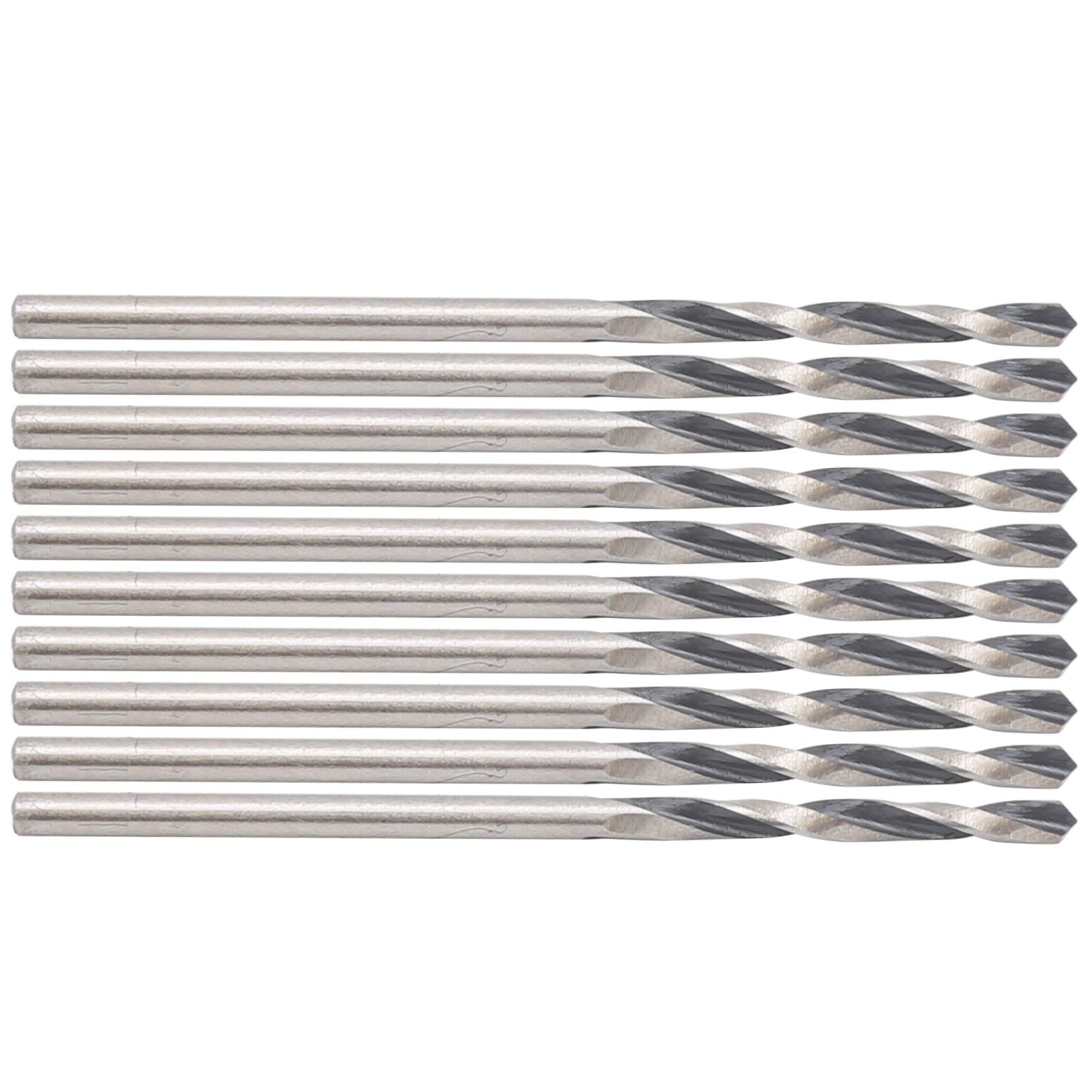 

10pcs Twist Drill Bit Small Straight Shank Hardware Tools Industrial Supplies 1.80mm