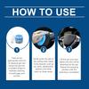 Rayhong Car Cleaning Gel, multi-functional soft gel for cleaning car interior gaps and air vents, 140g