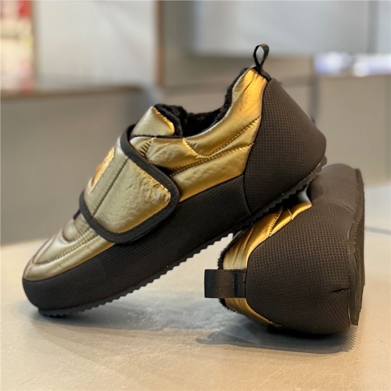 Winter New Bread Shoes Velcro Low Top Fleece Warm Daily Ah JK