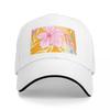 Tropical Island Hibiscus Flowers and Monstera leaves Baseball Cap Fishing cap Military Tactical Cap Golf Women Unisexs
