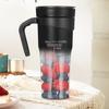 Portable Blender Personal USB Rechargeable Juice Cup for Smoothie Fruit Mixer Bottle With Scale And Straw for Travel Gym Home
