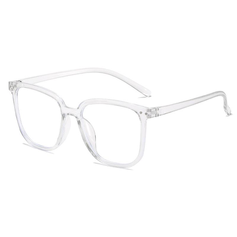 Ochelari Negri Gradați Anti-Lumină Albastră pentru Femei - Esențial Fără Machiaj, Prietenos cu Studenții, Ochelari de Miopie cu Rame Mari Subțiatoare