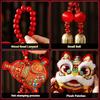 Chinese New Year Decorations 2026 Lucky Fortune Hanging Pendants Traditional Spring Festival Living Room Hanging Ornaments
