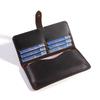Men's Genuine Leather Trifold Wallet - Large Capacity Retro Crazy Horse Leather Clutch