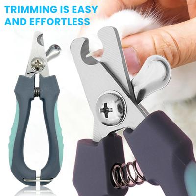 Pet Nail Clippers Portable Pet Nail Trimmer Safe Cat Nail Clippers with Safety Guard To Avoid Overcutting Grooming Tool for Cats Dogs