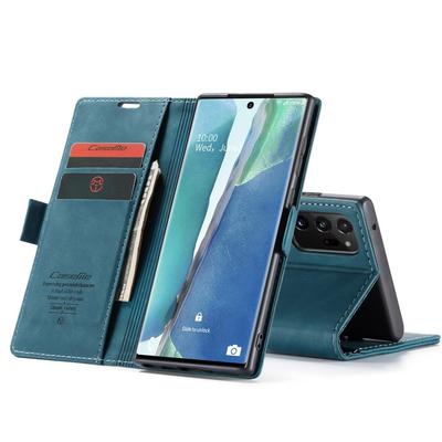CASEME Case for Samsung Galaxy Note 20 Ultra, Leather Wallet Case, Green