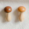 Lot de 2 porte-baguettes en bois en forme de champignon, décoration de table de cuisine, repose-baguettes, cuillère, fourchette, couteau