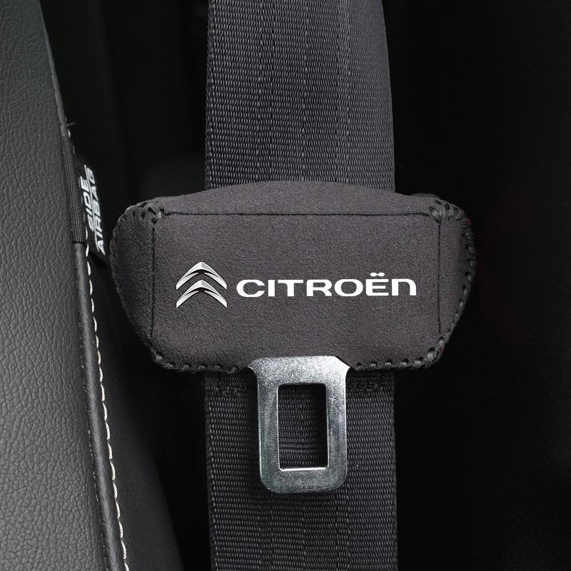 Car Logo Seat Safety Belt Buckle Cover Interior Accessories For Citroen 2CV DS5 RD3 Cross Berlingo Xsara Grand Cactus Saxo Jumpy amj123