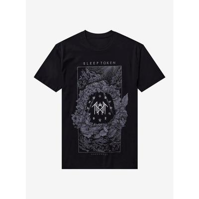 Sleep Token Sundowning Runes & Flowers T-Shirt Printed Summer Luxury Brand Cotton Men's and Women's T-shirt Short Sleeve