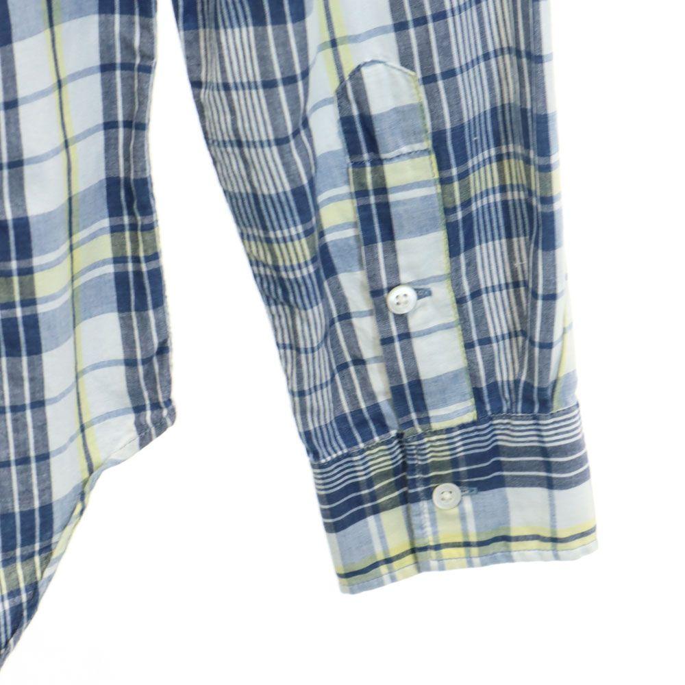 RRL Check Pattern Long Sleeve Western York Button Down Shirt Men's Used