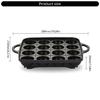 Nonstick Octopuses Ball Pancake Maker Meatball Pan Baking Tray 16 Hole Aluminum Grills Pan for Cooking and Baking