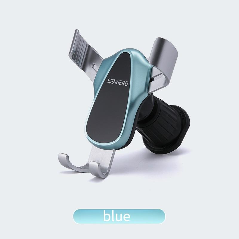 Car Phone Holder Triangle Gravity Hook Vent Mount Mirror Stand Auto Navigation Mobile Bracket