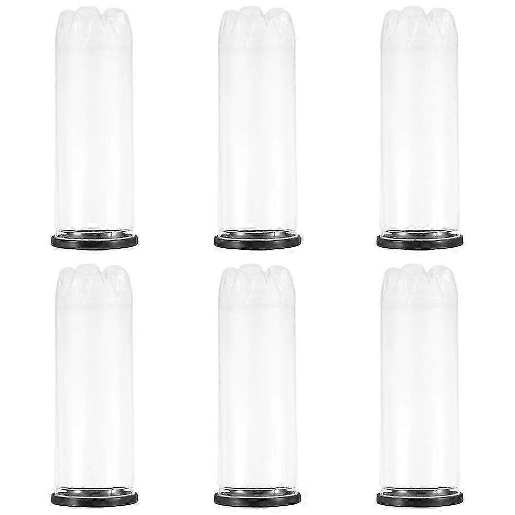 Tennis Ball Holder with Clear PVC Tube and Protective Black Lid for Storage Indoor Outdoor Use 6pcs