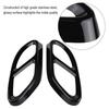 2pcs Stainless Steel Exhaust Pipe Cover Trim Parts Are Suitable for Mercedes Benz A B C E GLC GLE Class W176 W246 W205 W213 AMG