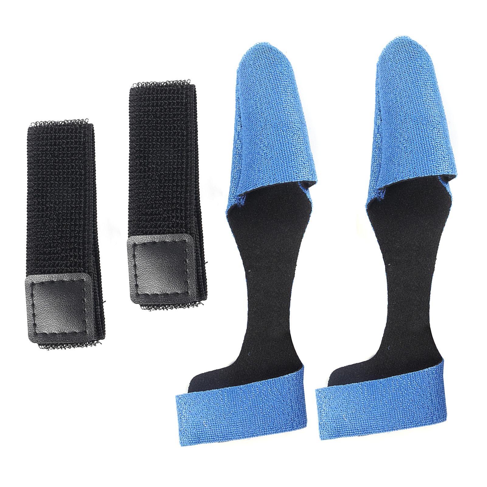 

2 шт. Защитный чехол для удилища и 2 шт. Ремень-застежка для удилища синий