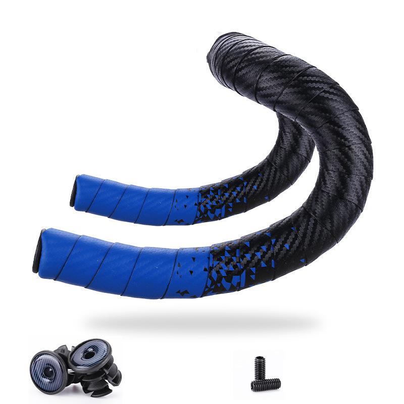 Bicycle Handlebar Tape Anti-Vibration PU EVA Bent Cycling Road Bike Tapes Racing Breathable Non-Slip Handle Bar Belt Wrap