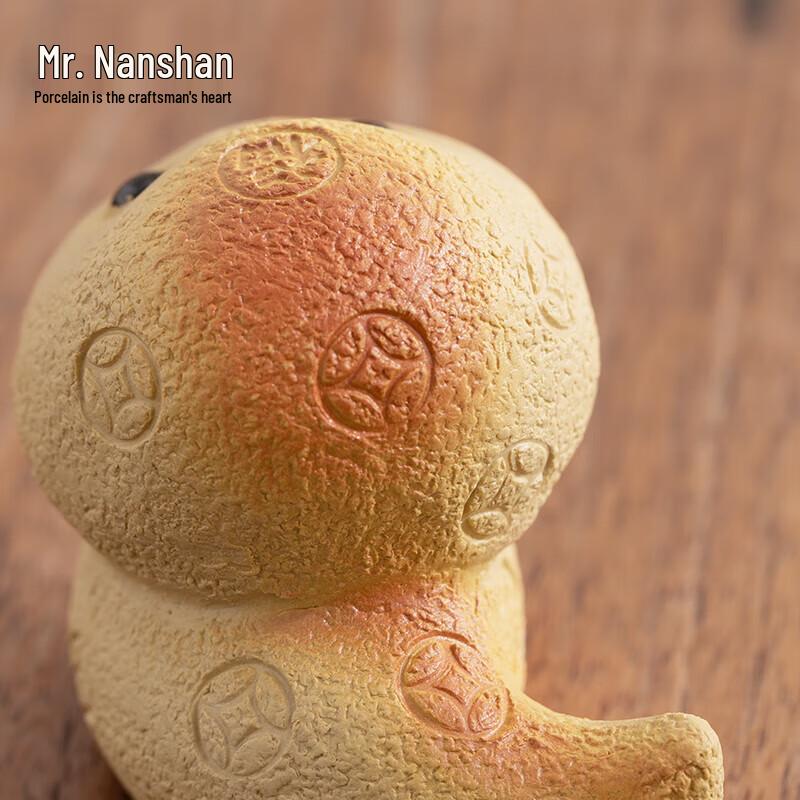 Purple Clay Snake Tea Pet Ornament