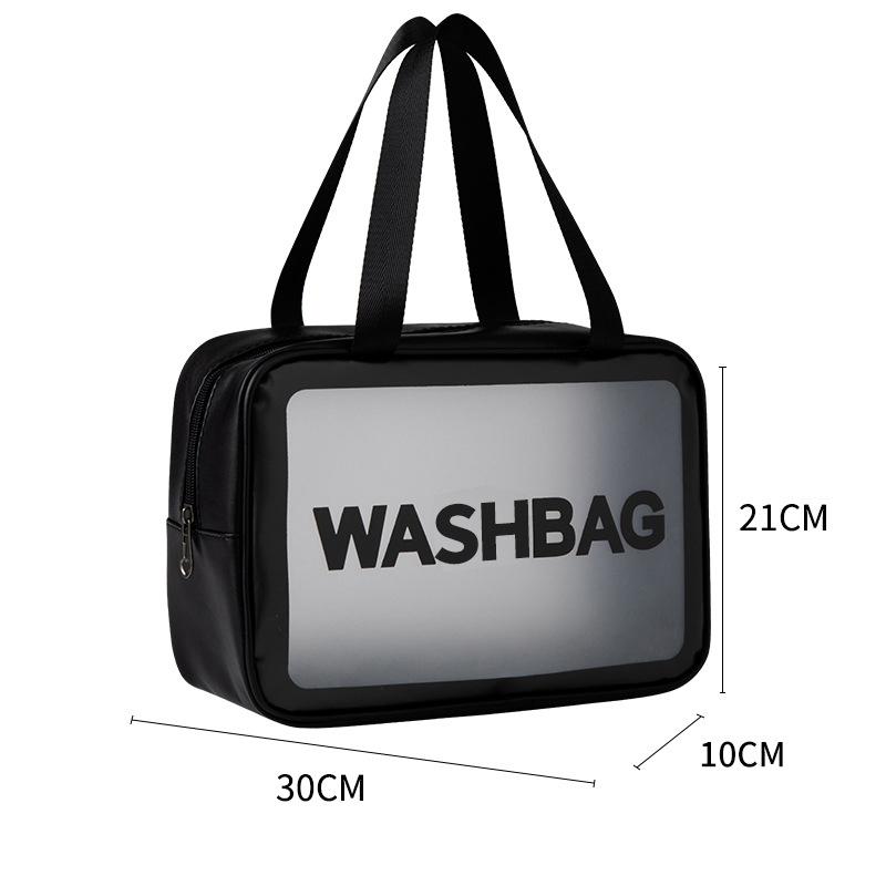 Women Makeup Bag Transparent PVC Cosmetic Bag Travel Make Up Case Wash Bag Large Capacity Toiletry Organizer Pouch