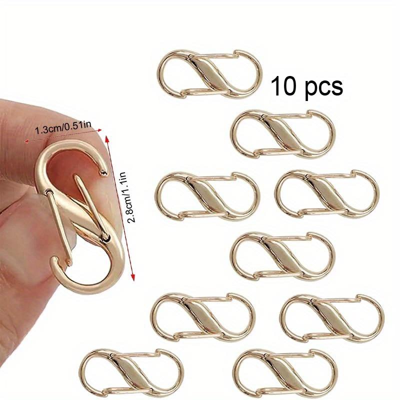 10pcs Zipper Lock-Zipper Holder Upper for Jeans-Clasp to Keep Pants Zipper up-Hook for Jeans Zipper and Button-Keep Zipper up on Pants