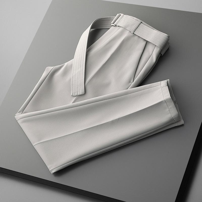 American Long Pants Men's Spring and Summer Nine-point Pants Men's Business Nine-point Pants Casual Dress Slim Straight Pants Men