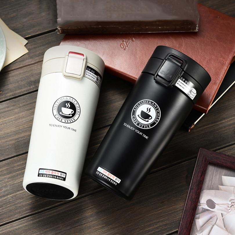 1PC Premium Travel Coffee Mug Stainless Steel Thermos Tumbler Cups Vacuum Flask Thermo Cup Water Bottle