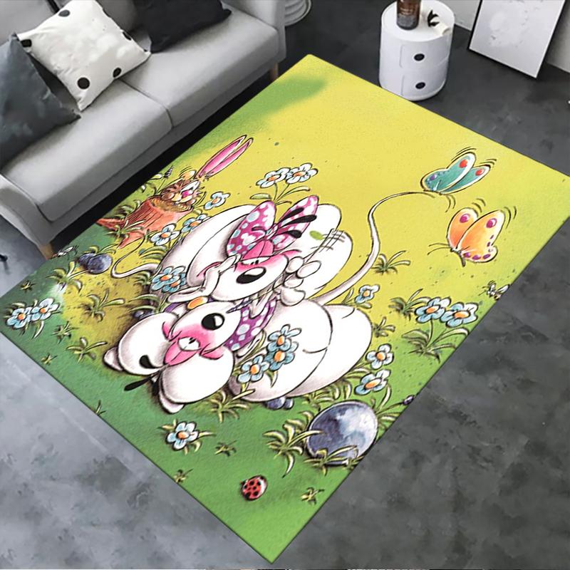 2025 New Diddl Carpet Rug for Living Room Bedroom Home Sofa Decoration,Kids Play Non-slip Floor Mat