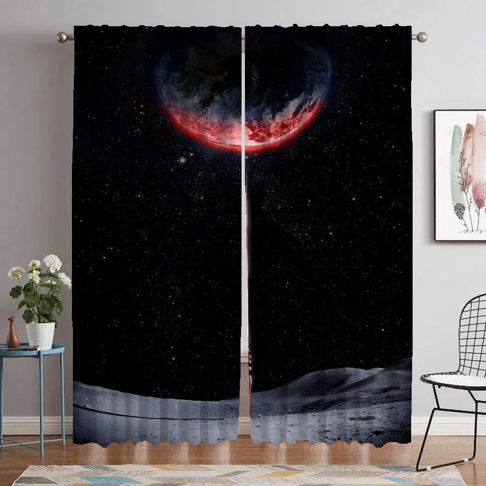 Evangeliones Home Interior Curtains for Camera Halloween Decoration Curtains Child Room Living Room Curtain Tulle for Bedroom