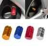 4pcs Tire Valve Air Valve Cap Black Aluminum Rims Stem Tyre Cover