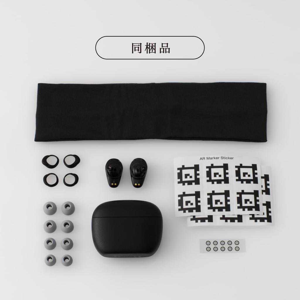 Final TONALITE Bluetooth Wireless Earphones with Silicone Ear Noise Multipoint and Personalization Technology Tips, Cancelling, Connection, Black,
