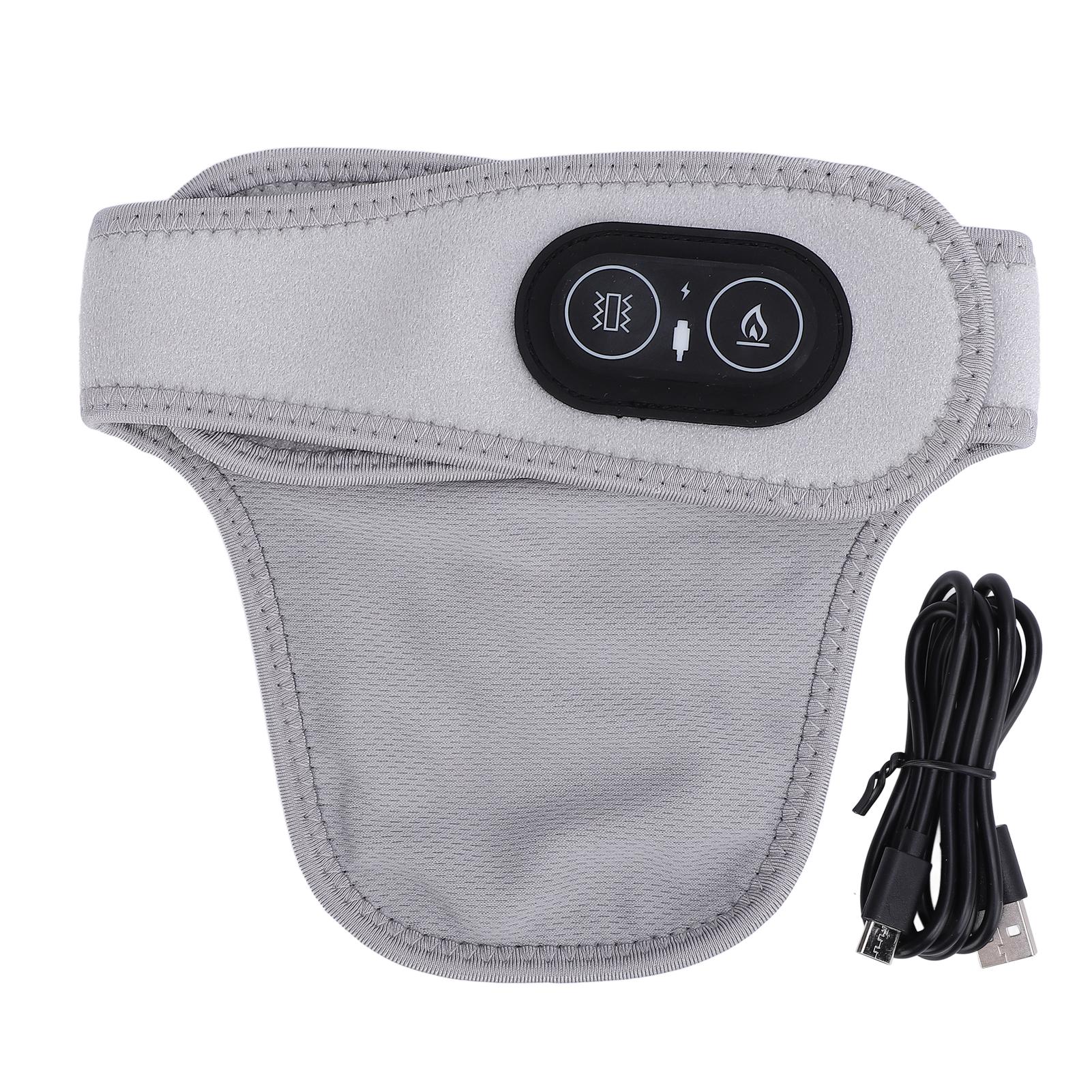 

Электрогрелка для шеи, портативная электрическая грелка с вибрирующим горячим компрессом, разъем USB Grey
