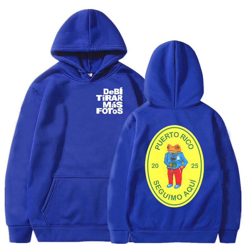 2025 Album DTMF Debí Tirar Más Fotos Hoodies Bad Bunny Fashion Singer Print Sweatshirts Cartoon Bear Graphic Clothes for Women