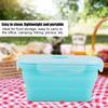 Scatola Pranzo Portatile in Silicone 4 Misure Pieghevole Sicura per Microonde Contenitore per Alimenti