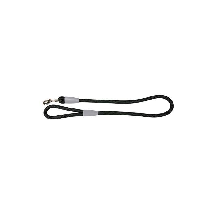 Laisse Dynamique Noire 12mm-100cm - GENERIQUE - Pour Chien - Extérieur - Nylon - Corde