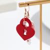 New Valentine's Day Sweet Acrylic Earring for Women Girls Creative Lock Key Heart Drop Earrings 2026 Fashion Jewelry Gifts