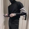2024 Winter Korean Slim Fit Men's Casual High Neck Knit Sweater
