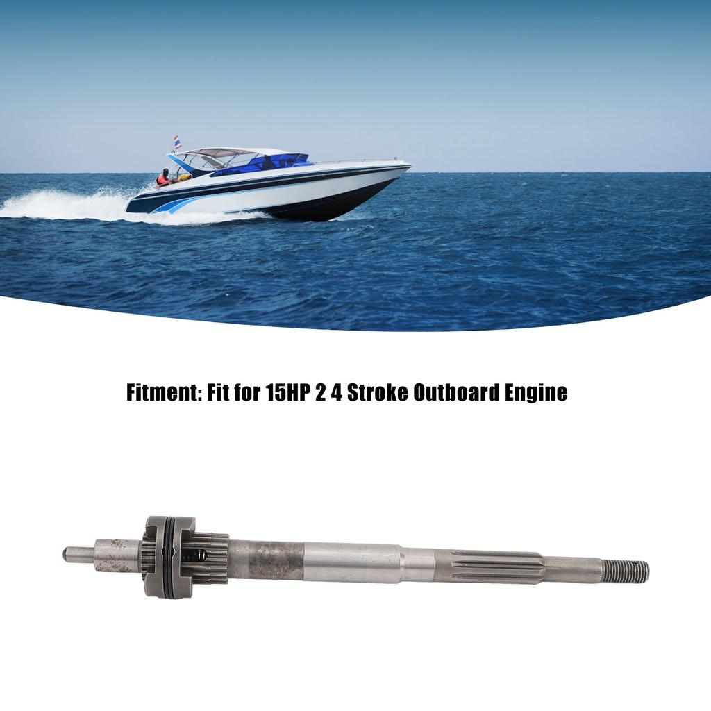 Propeller Shaft with Clutch High Performance Durable Reliable 683?45611?00 for 15HP 2 4 Stroke Outboard Engine