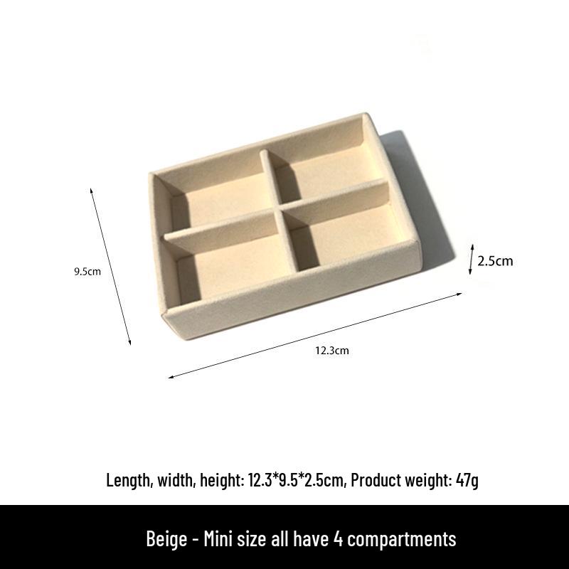Schmuckaufbewahrungsbox & Schreibtisch-Organizer für Make-up, Ohrringe, Armbänder, Ringe